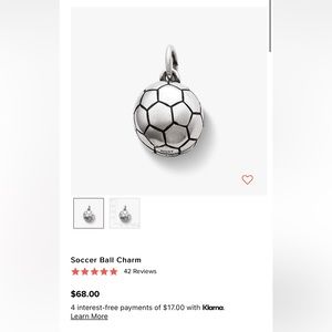 James Avery Soccer Ball Charm